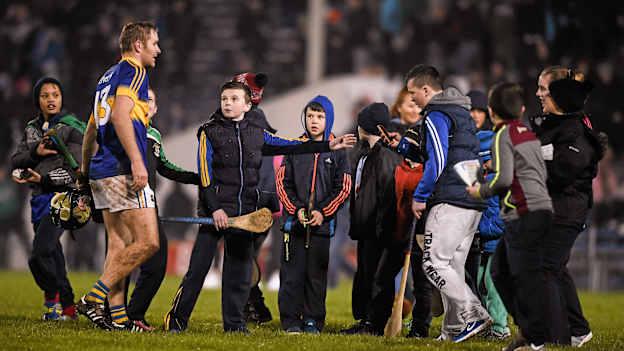 Noel McGrath, Tipperary, who was last to leave the field some eleven minutes after the final whistle of the game against Dublin