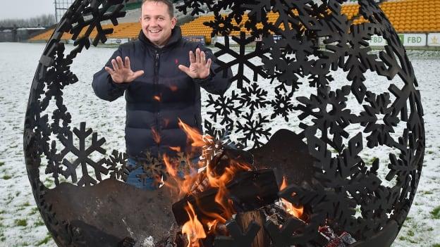 Davy Fitzgerald pictured at the launch of the Bord Na Mona Leinster GAA series.