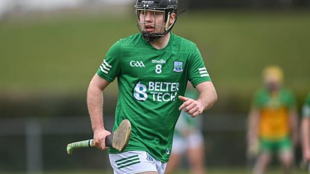 Caolan Duffy of Fermanagh during the Nickey Rackard Cup Round 1 match between Fermanagh and Donegal at St Mary's GAA Club in Maguiresbridge, Fermanagh.
