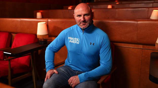 Former Armagh footballer, Steven McDonnell, at the announcement of Electric Ireland's five-year extension to its sponsorship of the Electric Ireland GAA minor championships and Electric Ireland Higher Education GAA leagues and championships.