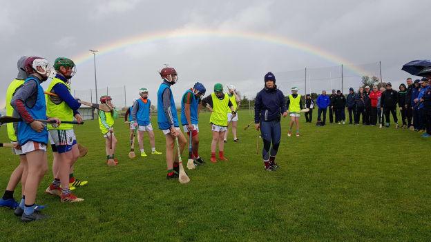 GMIT Sports Development Manager, Molly Dunne, pictured here coaching at a Connacht GAA hurling and camogie workshop, is a member of the Biomechanics and Skill Acquisition sub-group of the Gaelic Games Sports Science Working Group.
