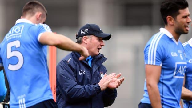 Dublin manager Jim Gavin before the game at Croke Park.