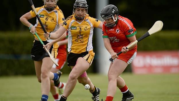 Irish-Born Camogie Action during the 2016 GAA World Games in Dublin.