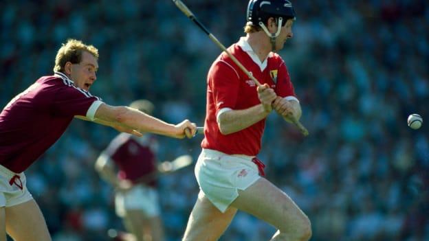 Kevin Hennessy in action for Cork in the 1990 All-Ireland SHC Final against Galway. 