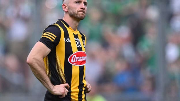 Conor Fogarty pictured after defeat to Limerick in the 2022 All-Ireland SHC Final. 