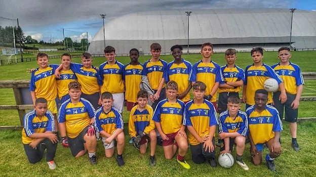 A Merlin College team that competed at the Connacht GAA Centre of Excellence recently.