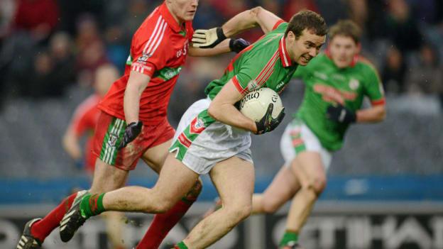 Senan Kilbride on his way to scoring his team's first goal in the 2013 AIB All-Ireland Club SFC Final. 