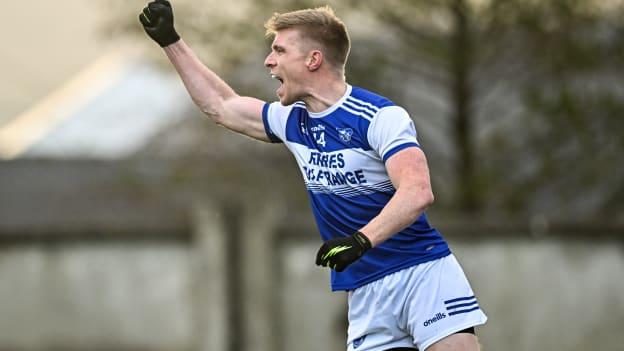 Kerins O'Rahilly's Tommy Walsh celebrates at Austin Stack Park.