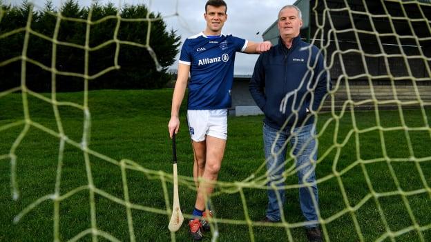 The Allianz Hurling League was officially launched today. This is the 30th season that Allianz has sponsored the Allianz Leagues, making it one of the longest sponsorships in Irish sport. Pictured at the launch at Lorrha-Dorrha GAA Club in Tipperary are Tipperary goalkeeper Brian Hogan, left, and his father and former Tipperary goalkeeper Ken Hogan who played in the first year of the Allianz sponsorship.