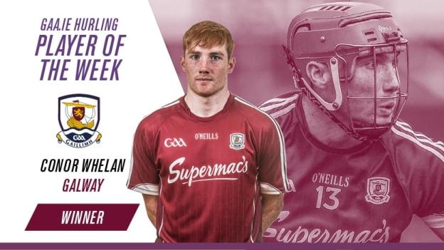 Galway hurler Conor Whelan.