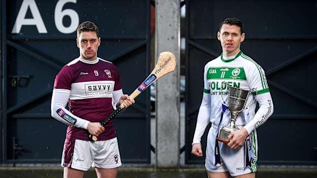 Dan McCormack, Borris-Ileigh, and TJ Reid, Ballyhale Shamrocks, pictured ahead of the AIB All Ireland Club Hurling Final.