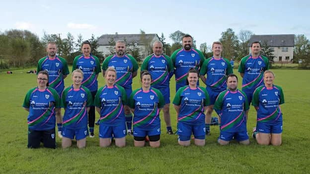 The Glynn/Barntown mixed rounders team.
