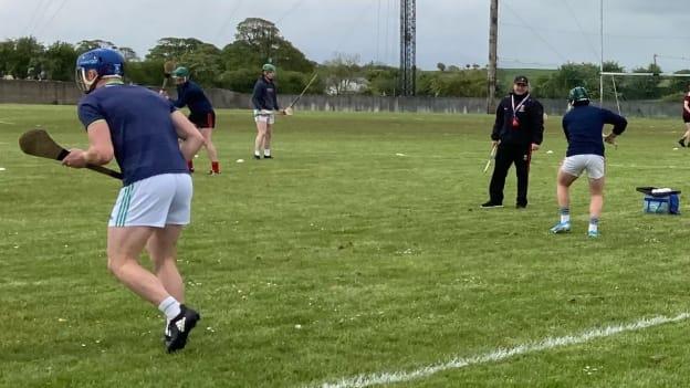 Ballina Stephenites players are put through their paces by Mayo GAA Games Promotion Officer, Adrian Hession. 
