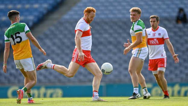 Derry's Conor Glass was named as TG4 Laoch na hImeartha following a dominant display at midfield. 