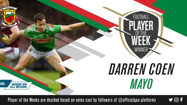 GAA.ie Footballer of the Week Darren Coen.