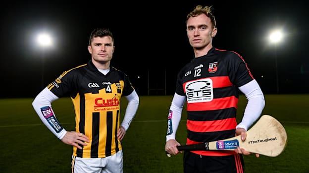 Paul Flanagan, Ballyea, and Pauric Mahony, Ballygunner, pictured ahead of Saturday's AIB Munster Club SHC Final.