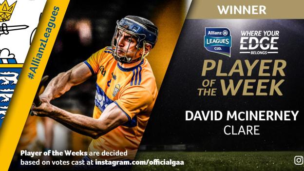 GAA.ie Hurler of the Week David McInerney.