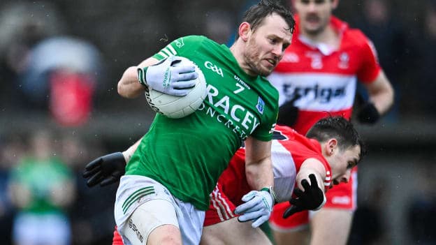 Declan McCusker of Fermanagh during the Bank of Ireland Dr McKenna Cup Round 2 match between Fermanagh and Derry at Ederney St Josephs GAA Club in Ederney, Fermanagh. Photo by Oliver McVeigh/Sportsfile