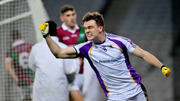Kilmacud Crokes' Cian O'Connor celebrates at Croke Park.