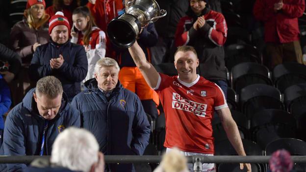 Brian Hurley captained Cork to McGrath Cup success.