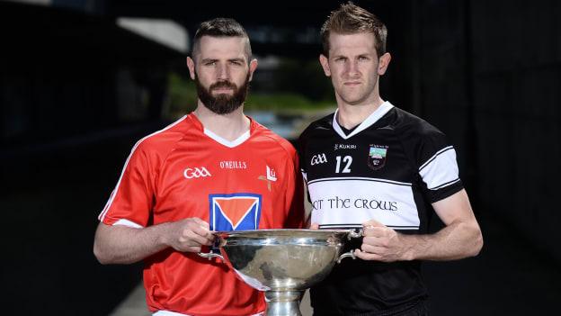Shane Callan and Keith Raymond pictured with the Lory Meagher Cup.