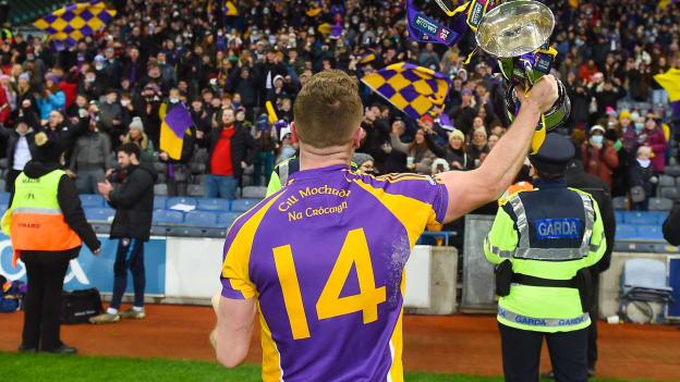 Kilmacud Crokes' Shane Cunningham celebrates at Croke Park.