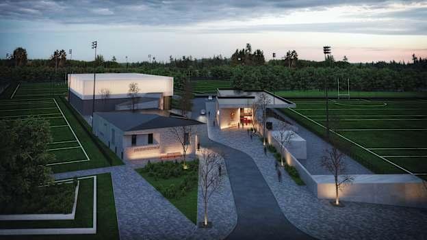 An artist's impression of the planned Down GAA Centre of Excellenc at Ballykinlar. 
