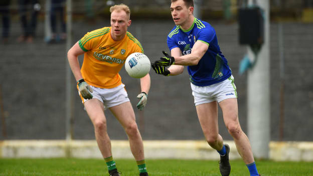 Jack Barry, Kerry, and Brian Conlon, Meath, in Allianz Football League Division One action at Fitzgerald Stadium, Killarney.