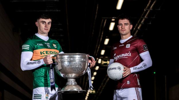 Pictured is GAA All-Ireland Senior Football Championship finalists and inter-county football stars Seán Kelly (Galway), right, and Sean O’Shea (Kerry), left, at the announcement of Allianz’s new sponsorship of the GAA All-Ireland Senior Football Championship. The three-year deal also sees Allianz become Official Sponsor of the Camogie Association and Official Sponsor of the GAA Museum at Croke Park.