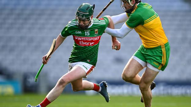 Eoin Delaney was on the mark with a brace of goals in Darver this afternoon. 