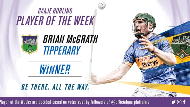 GAA.ie Hurler of the Week Brian McGrath.
