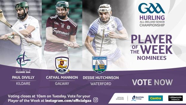 GAA.ie Hurler of the Week nominations.