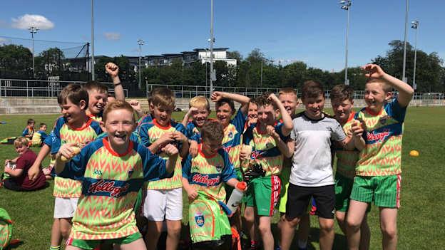 Children enjoying themselves at the Ballymun Kickhams GAA Kellogg's Cúl Camps. 