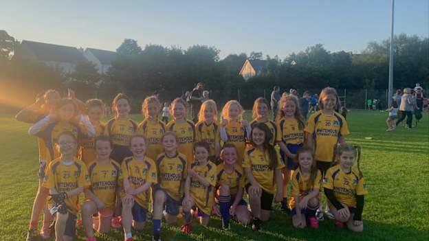 Some of the young Burt players who participated in their Club Super Games programme during the summer.