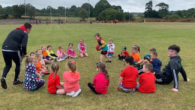 Children who take part in Camp Joshua experience playing Gaelic Games, rugby and soccer as well as arts and crafts and gardening. 