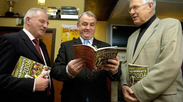 Broadcaster Finbarr McCarthy, former GAA President Nickey Brennan, and the late Jerome O'Shea pictured in 2006.