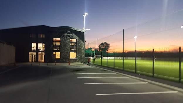 A view of Holycross-Ballycahill's John Doyle Centre and floodlit astro-pitch. 