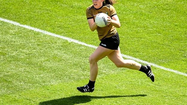 Anna Galvin of Kerry during the TG4 All-Ireland Ladies Football Senior Championship Semi-Final match between Kerry and Mayo at Croke Park in Dublin. 