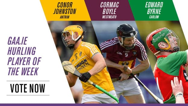 GAA.ie Hurler of the Week nominations.