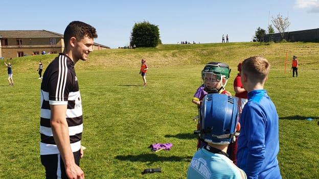 Gort Community School TY pupil, James O'Malley, pictured with his team at the recent primary school blitz organised by the Gort CS Future Leaders Programme pupils. 