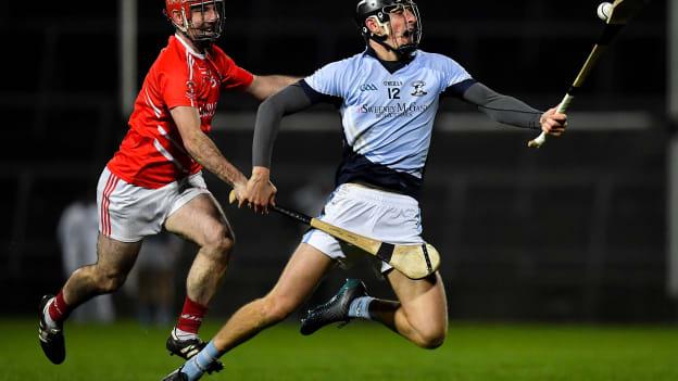 Conor Boylan of Na Piarsaigh (r) and Denis Moloney of Doon pictured during the 2018 Limerick County Senior Club Hurling Championship Final.