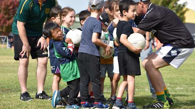 Fun, friendship, and participation are what it's all about in Young Melbourne GAA club. 