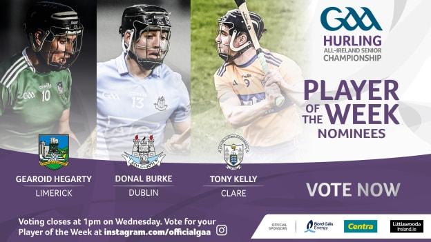 GAA.ie Hurler of the Week nominations.