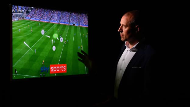 Sky Sports GAA analyst Kieran Donaghy is pictured at the Sky Sports 2021 Championship launch, where the broadcaster announced their fixtures and an all-star line-up of pundits, commentators and presenters for the season ahead. Sky Sports Arena will be the home of GAA, with a total of 18 fixtures broadcasting on the channel, 12 of which are exclusive to Sky Sports.