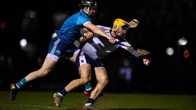 Mark Rogers, UL, in Electric Ireland Fitzgibbon Cup action against, Jack Fagan, TU Dublin.