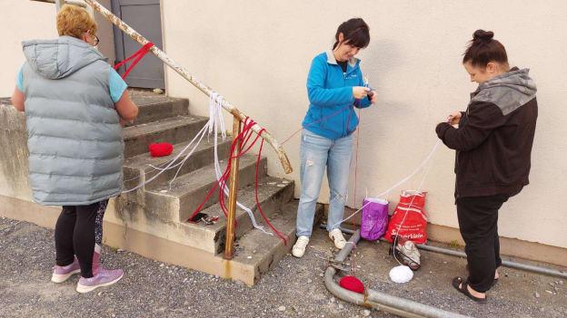 Shinrone is being decorated in red and white ahead of Sunday's Offaly SHC Final.