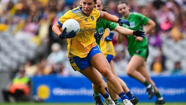 Roscommon's Saoirse Wynne in action during the All-Ireland Ladies Football Intermediate Championship Final against Fermanagh at Croke Park. Photo by Piaras Ó Mídheach/Sportsfile