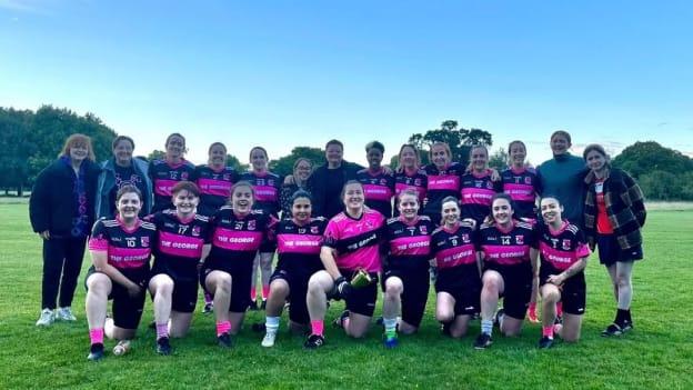The Na Gaeil Aeracha ladies football team. 