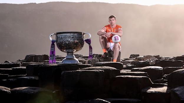 AIB launched its 10th year sponsoring the AIB GAA All-Ireland Senior Football Championships, as #TheToughest players in Gaelic Games set their sights on All-Ireland success. Armagh's Ethan Rafferty pictured at the launch.  