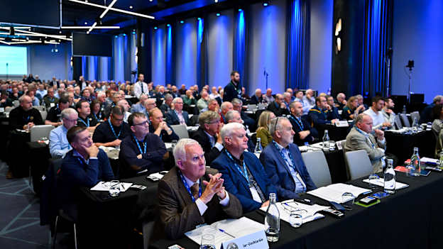 A general view during the GAA Special Congress 2025 at Croke Park in Dublin. Photo by Piaras Ó Mídheach/Sportsfile.